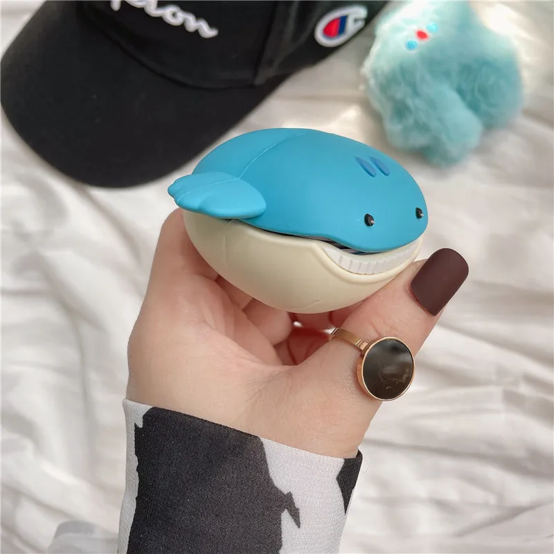 

Cute shark Soft Silicone Protective Case For Samsung Galaxy Buds Pro/Live /2 Anti-Fall Earphone Case for Galaxy Buds Pro Cover
