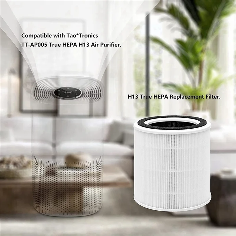 Сменные фильтры AP005 для очистителя воздуха TaoTronics TT-AP005 аксессуары фильтров H13 True