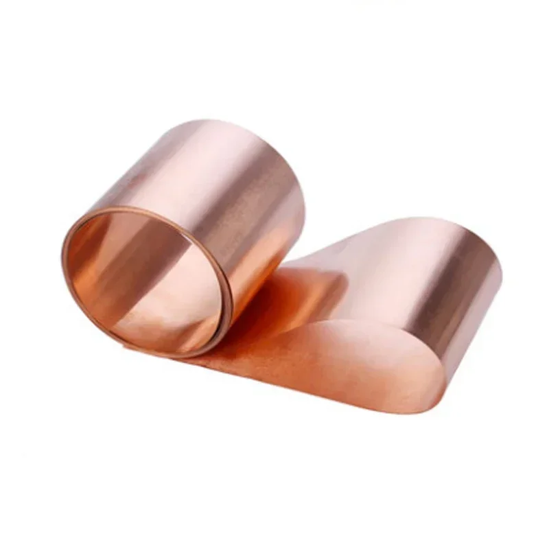 Чистые фиолетовые металлические пластины толщиной 0 1-0 4 мм длина 1 м медная полоса