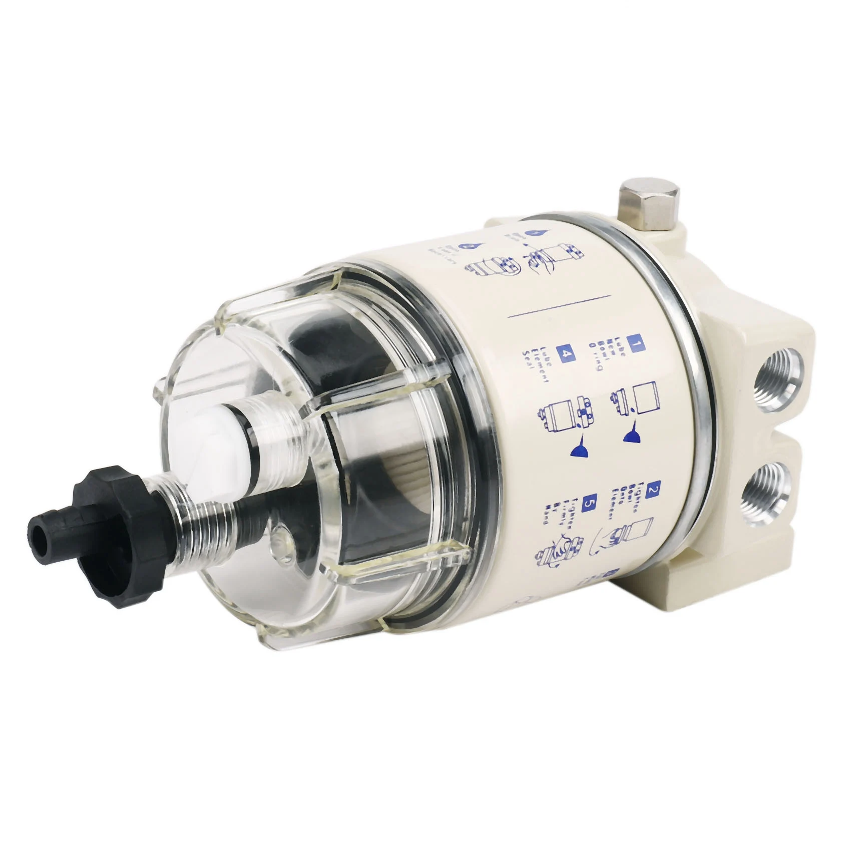 Морской топливный фильтр R12T сепаратор воды дизельный двигатель для Racor 140R 120AT S3240