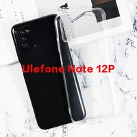 anti knock transparent phone case for ulefone note 11p 10 9p 8p 6p silicone caso for ulefone note 12p soft black tpu case cover