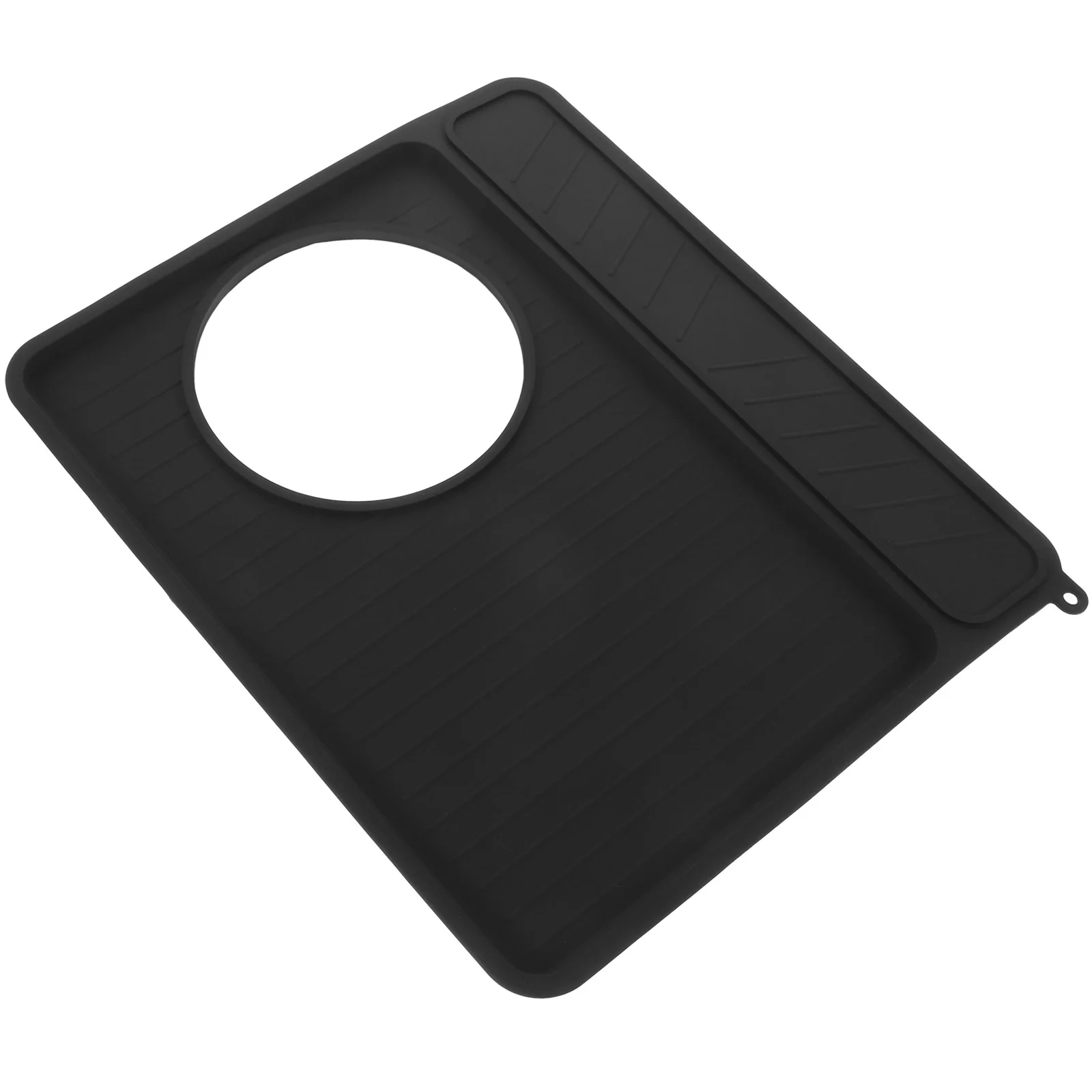 

Coffee Machine Supply Powder Tamper Holder Protector Matte Black Stable Pad Handle Station Silica Gel Silicone For Top