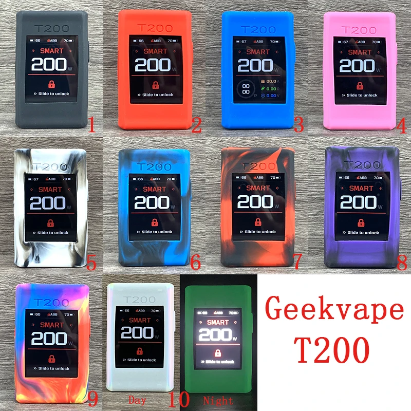

New soft silicone protective case for Geekvape T200 only case rubber sleeve shield wrap skin 1pcs