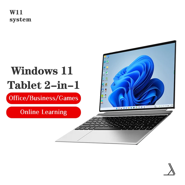 2022 New Arrivals Ultra Thin Laptop 360° 2 in 1 Tablet 12.3 Inch J4125 Windows 11 Computer 3K 12GB RAM SSD 1TB Gaming Ultrabook