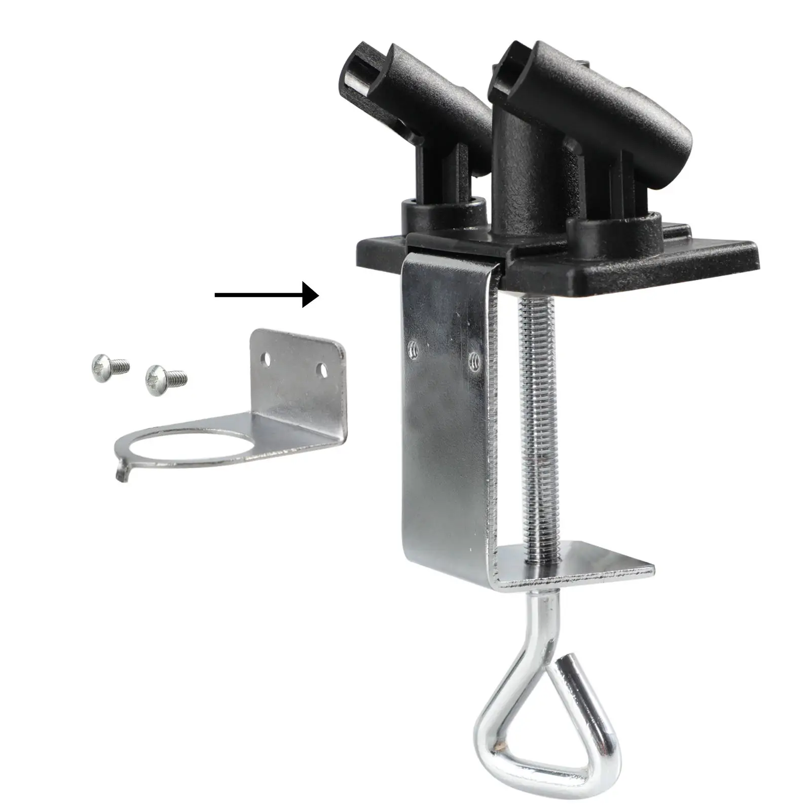 Держатель для аэрографа фиксированный на кромке стола прикрепляется к