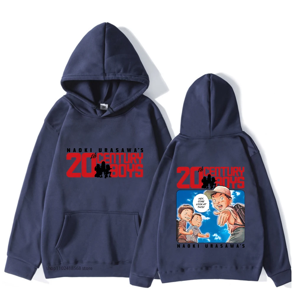 

20th Century Boys hoodies hey come look at this graphic sweatshirts Fashion Anime Manga men clothing Cute Cartoon women pullvers