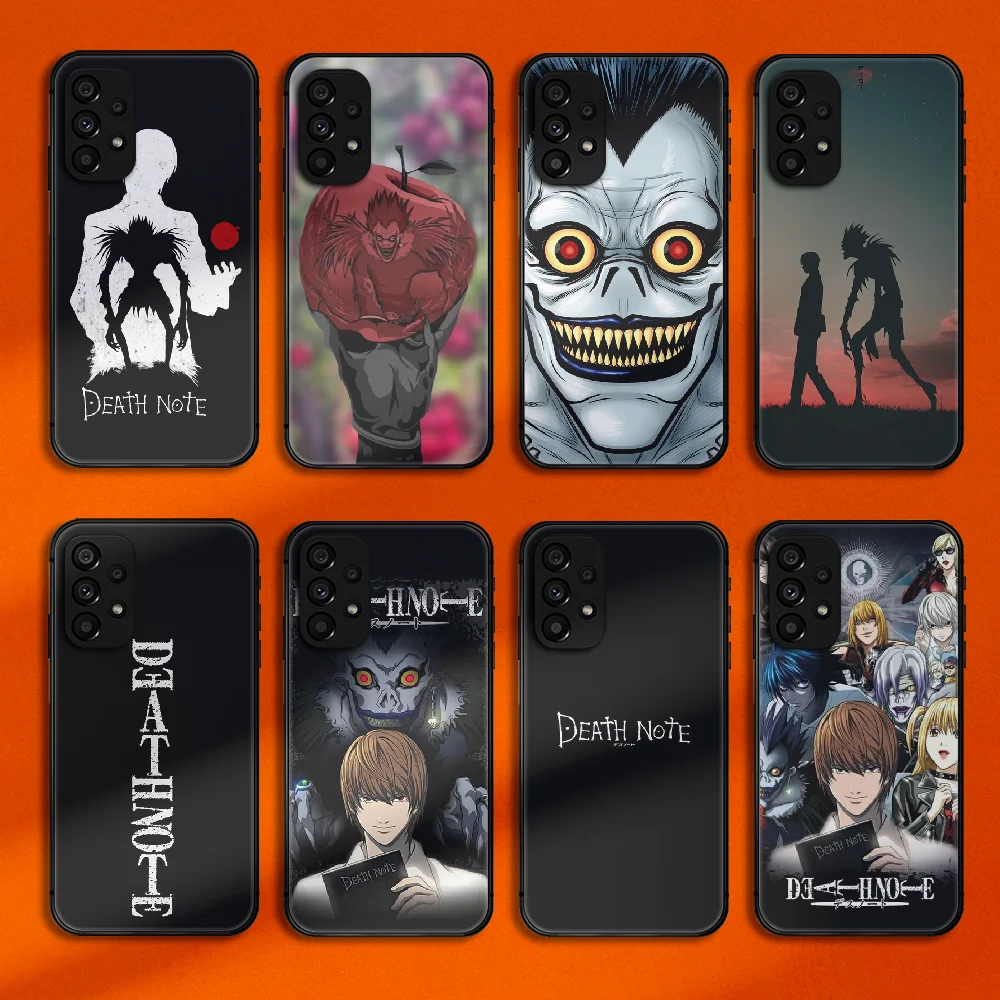 

Death Note DN Anime Phone Case Cover For Samsung Galaxy A S Note 12 13 14 20 21 22 23 32 33 50 51 52 53 54 FE Plus Ultra Black