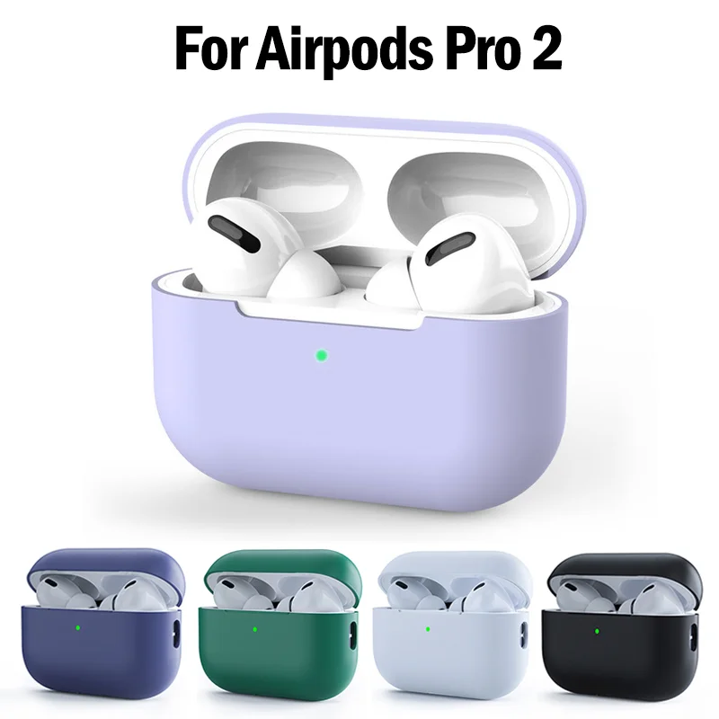 

Soft Liquid Silicone Case For Apple Airpods Pro 2 Bluetooth Headset Scratch Proof Protective Cover For Air Pods Pro 2 2022 New