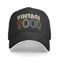 fashion hats novelty born in vintage 2000 letter birthday gift printing baseball cap men and women summer caps new youth sun hat