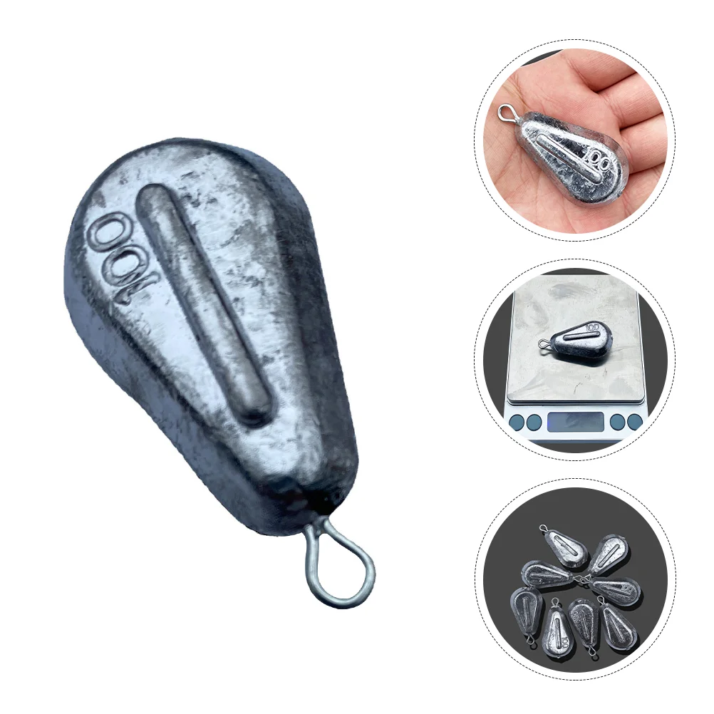 

Fishing Sinkers Weights Sinkerbait Lure Portable Worm Tools Accessories Weight Tackle