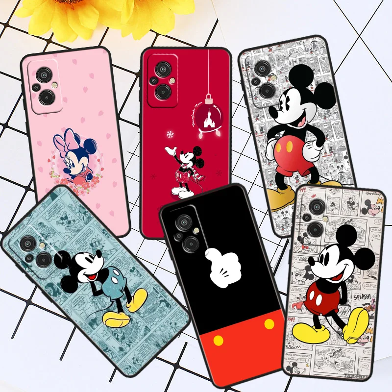 

Mickey Minnie Mouse Art Phone Case For Xiaomi Redmi K60E K60 K50G K50 K40S K40 K20 S2 6A 6 5A 5 Pro Ultra Black Soft Cover