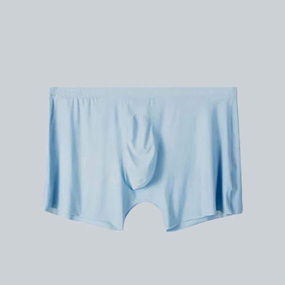 Боксеры мужские с выпуклой сумкой дышащие Тонкие полупрозрачные Трусы из