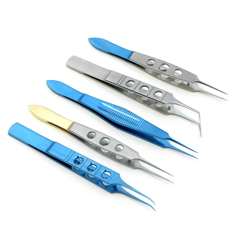 

Ophthalmology Microscopic Tweezers Double Eyelid Fine Plastic Tweezers Stainless Steel Tooth Fat Tweezers Double Eyelid Surgery