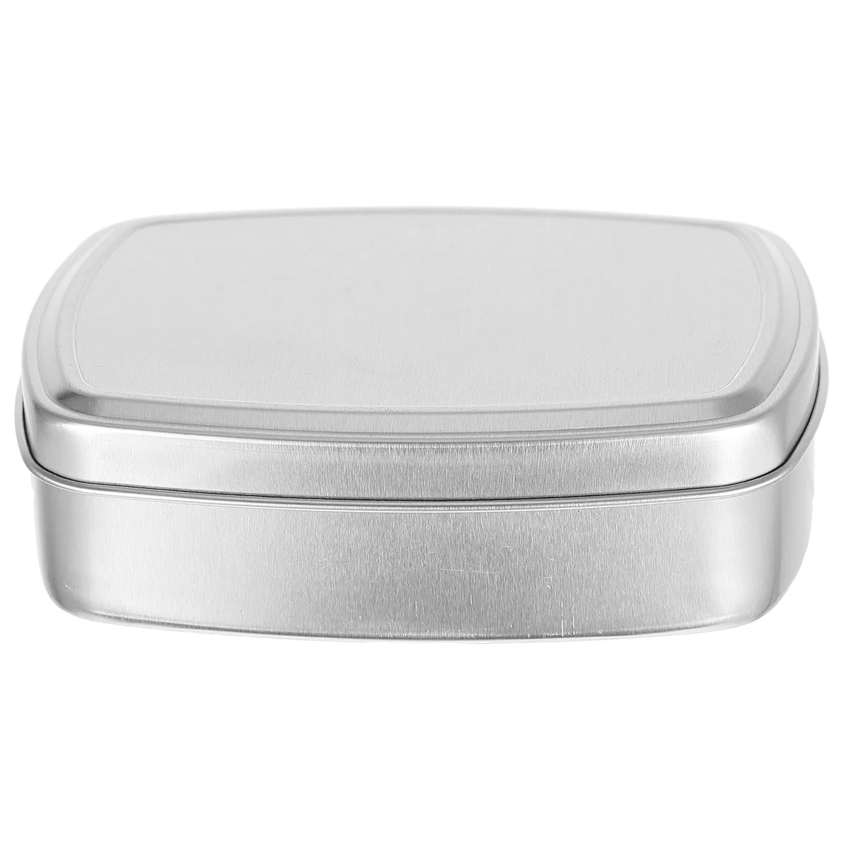 

Bar Soap Holder Travel Case Square Aluminum Box Makeup Sponge Storage Container