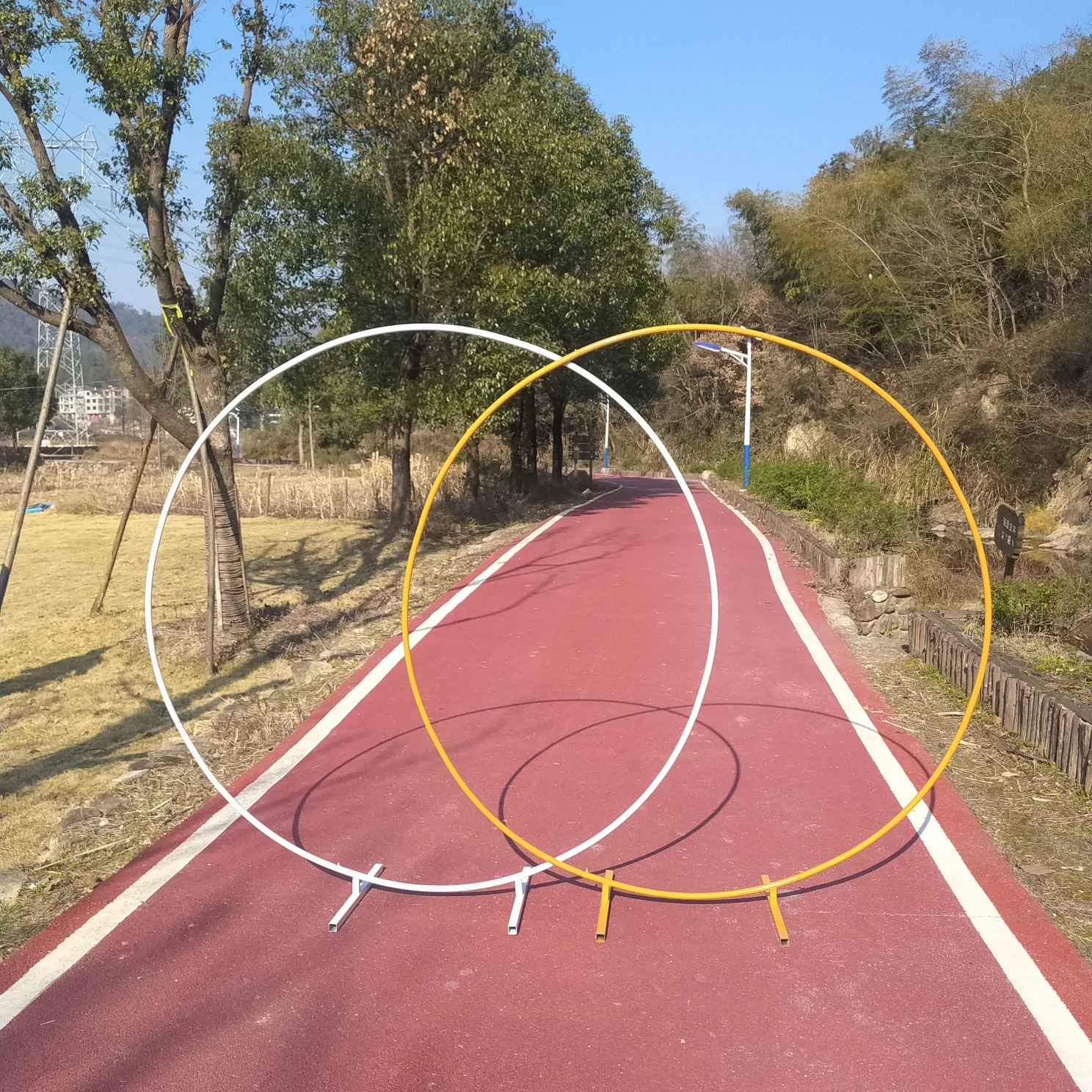 Набор для поддержки арки воздушного шара металлическое железное кольцо фоновое