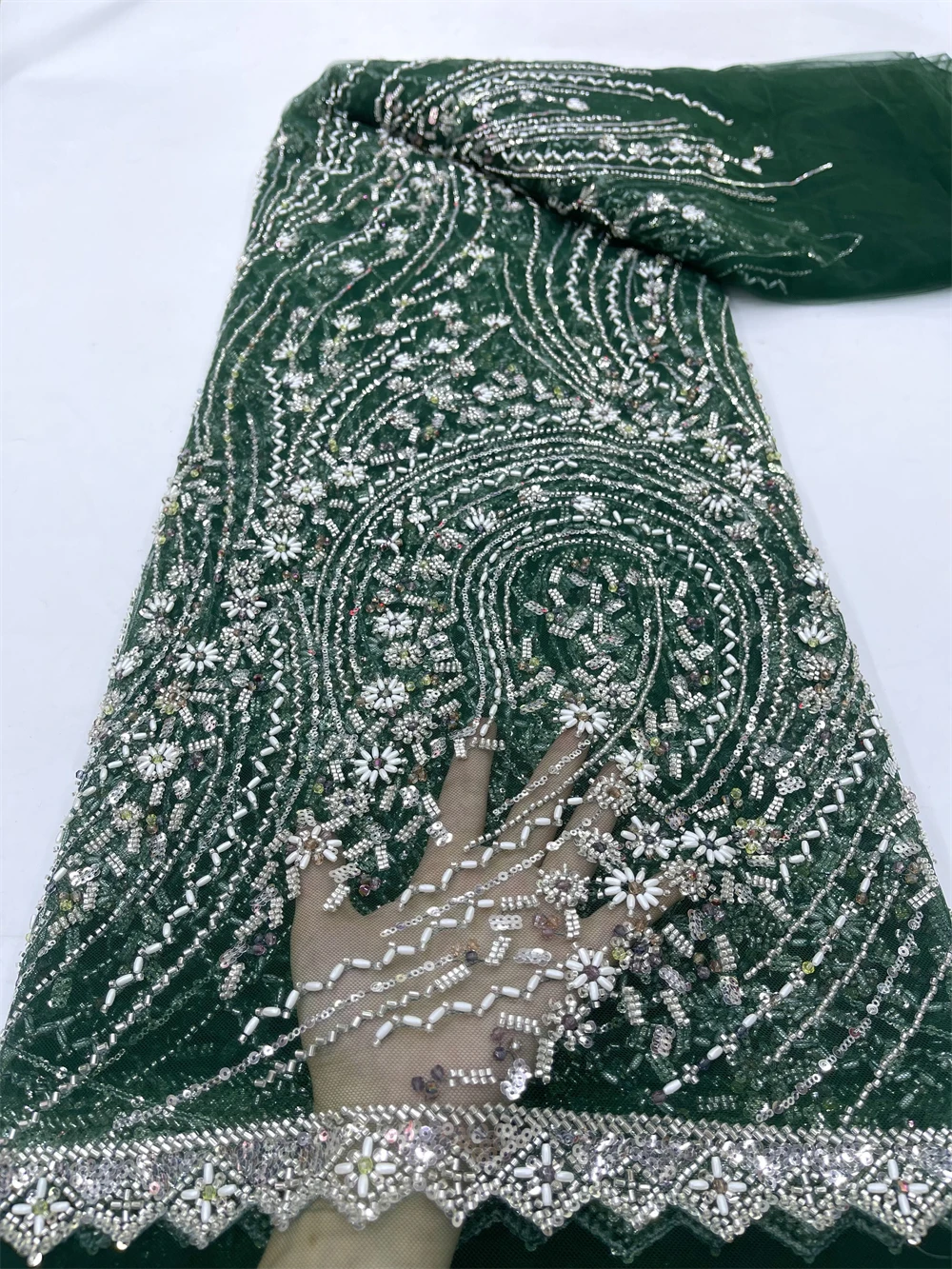 2024 новейшая африканская кружевная ткань высокого качества ткани по метрам