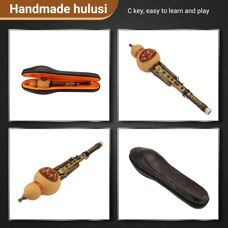Бамбуковая флейта ручной работы с тыквой Халси и этнический музыкальный