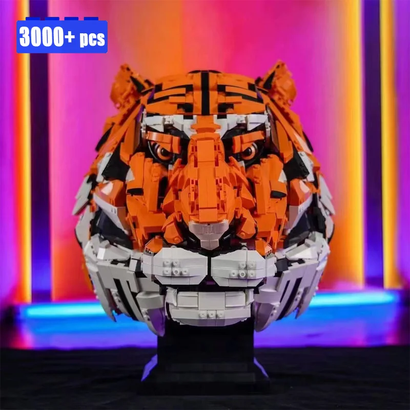 

IN STOCK Creative Tiger Building Blocks Model MOC Animal King of Beasts Bricks Toys for Boys Christmas Gift Set