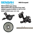 SENSAH MX8 MTB велосипед 1x8 8 скоростей 11-40T 11-42T кассета свободного колеса переключатели комплект групповой набор