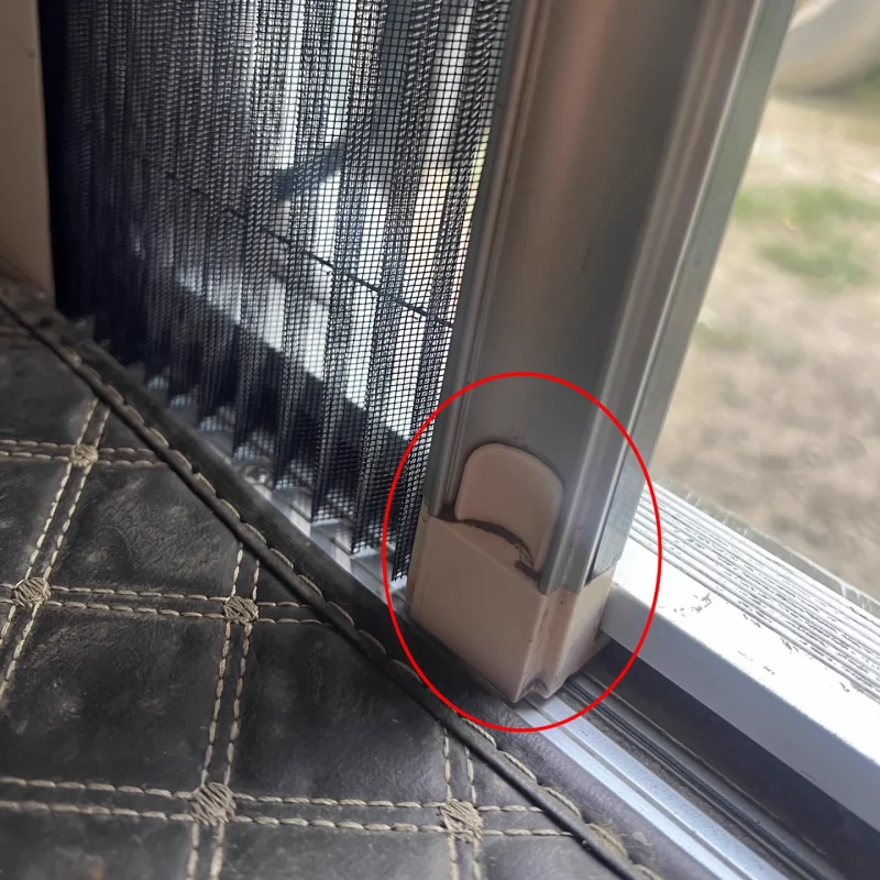 Фото Для Hartal Flyscreen слайдер раздвижной муховой экран, фиксатор дверного зажима, фиксатор для автофургона, каравана, автодома, аксессуары №4