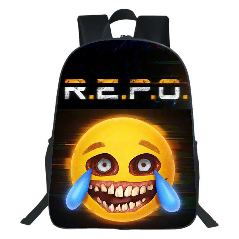 Фото Школьная сумка REPO, рюкзак для репо-робота, ужасы, игра-монстр, сумки для книг с периферийным принтом, сумки для карандашей Repo для студентов, Mochila №1