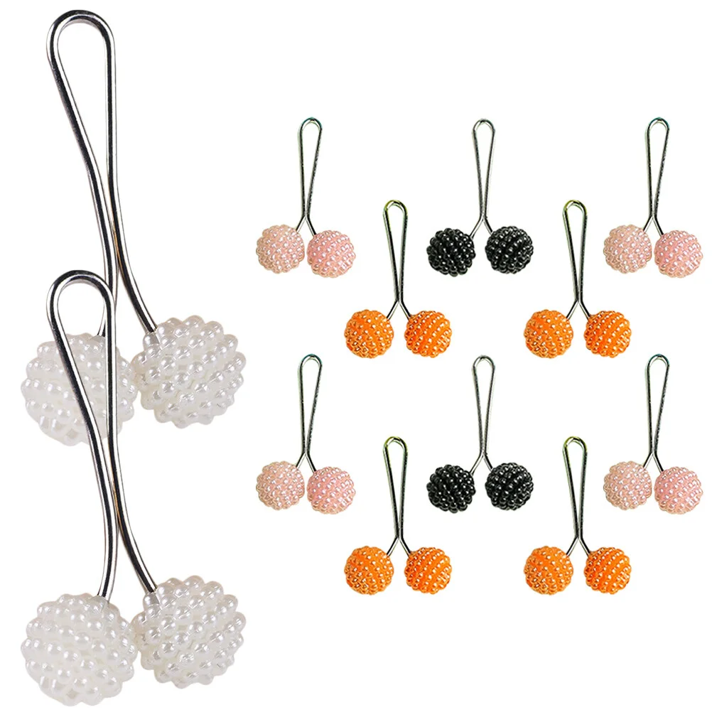 

Scarf Buckle Hijab Bead Metal Women Brooch Shawl Clips Muslim Womens Head Scarves