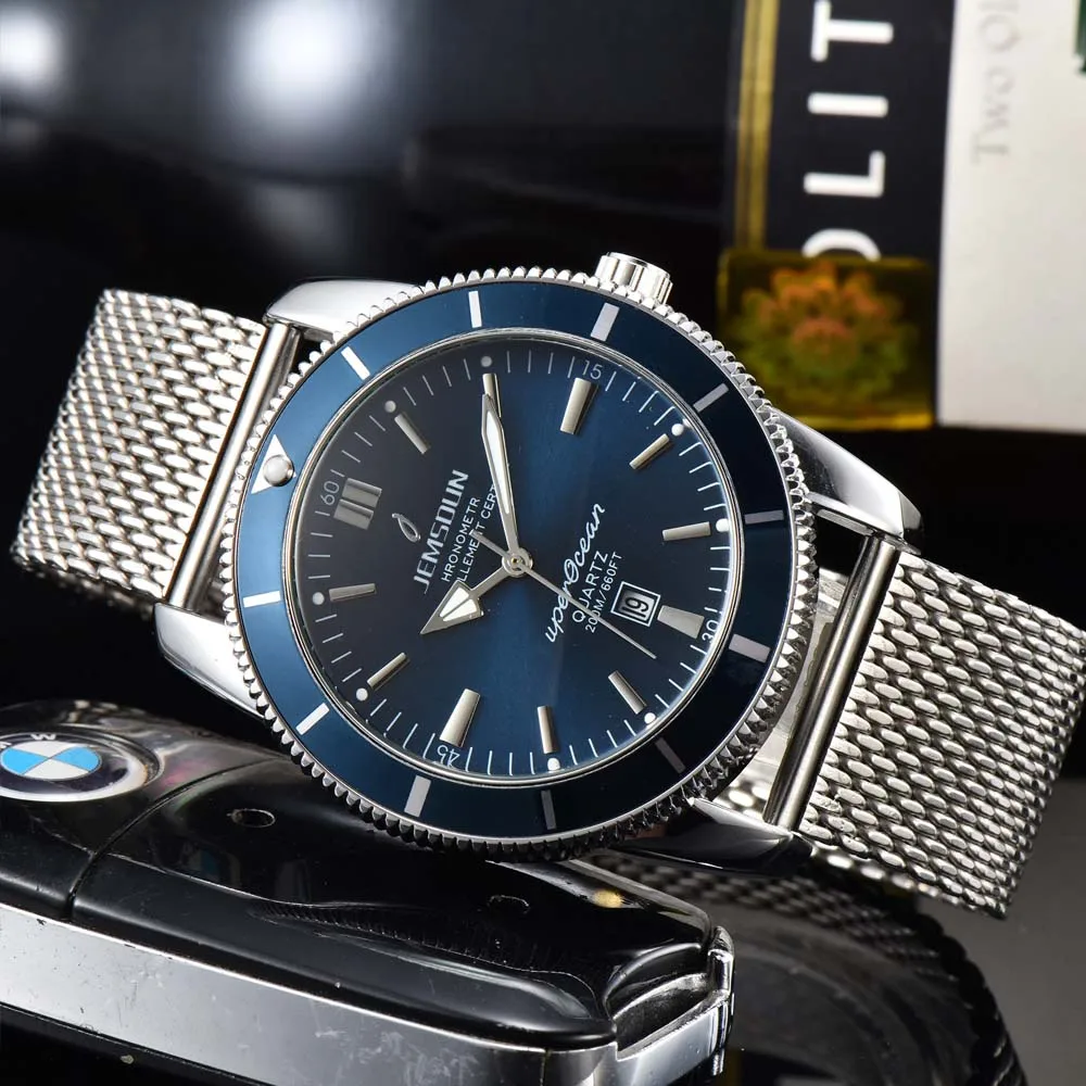 

Classic Blue Business Original Brand Watches for Mens Fashion Sports Waterproof Quartz Watch Date Male Clocks Relogio Masculino