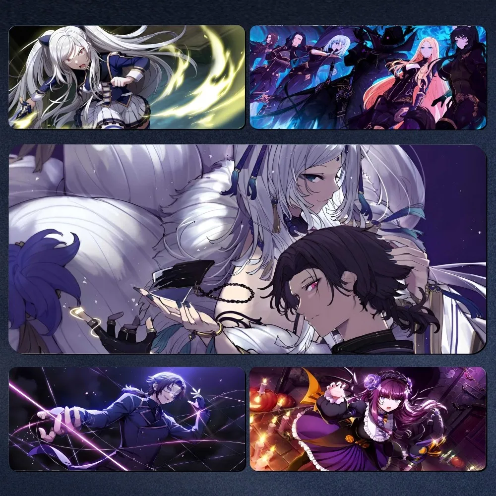 Аниме The Eminence In Shadow Коврик для мыши Большой игровой коврик LockEdge Утолщенный