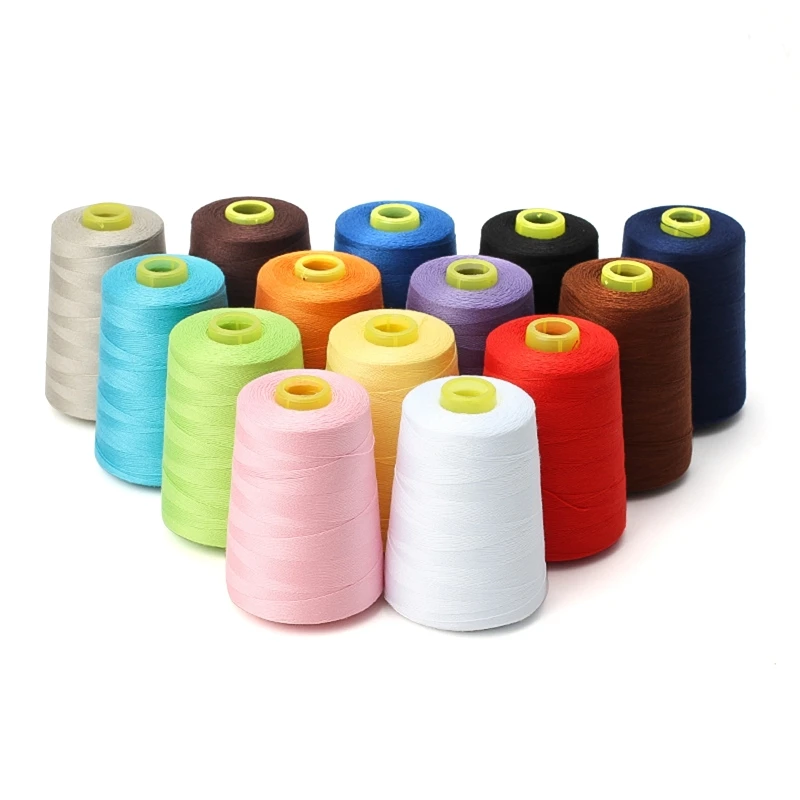 

Polyester Sewing Threads 2000 Yards Per Spool for Sewing Machines Hand Stitching DIY Embroidery Craft 14 Colors Options