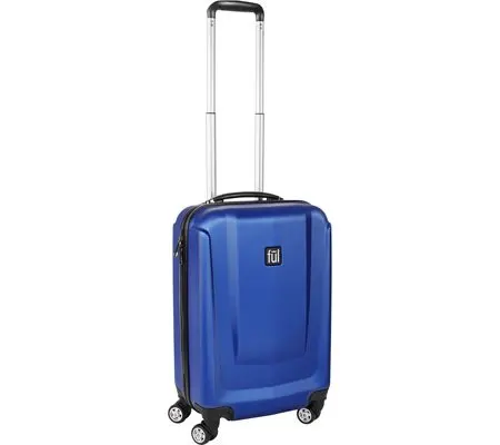 Load Rider 21in Spinner Rolling Luggage Suitcase, Aluminum Telescopic Pull Handle, Upright ABS Plastic Hard Case, Cobalt