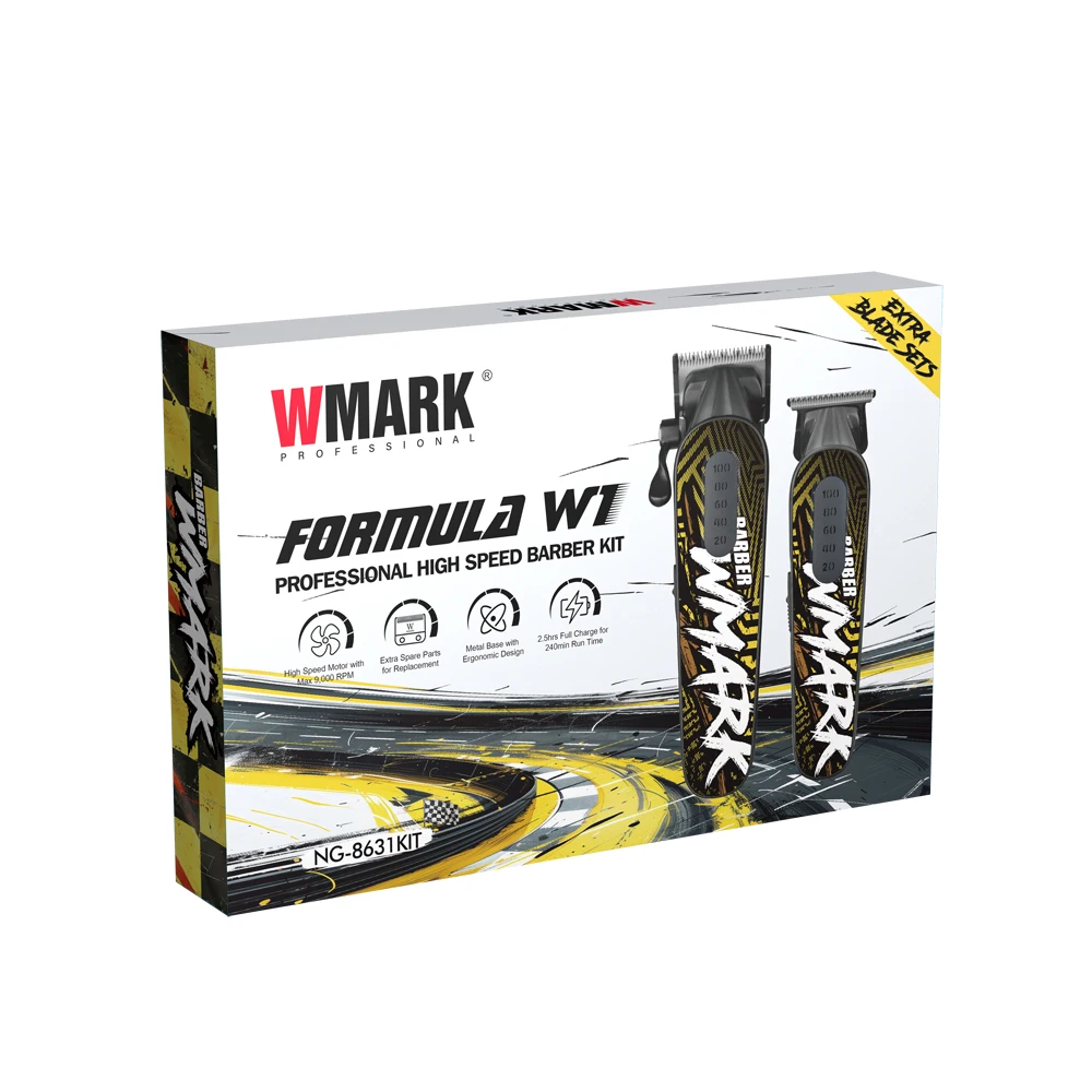 2024 WMARK NG-8631KIT НАБОР триммера для стрижки волос с высокой скоростью электрическая