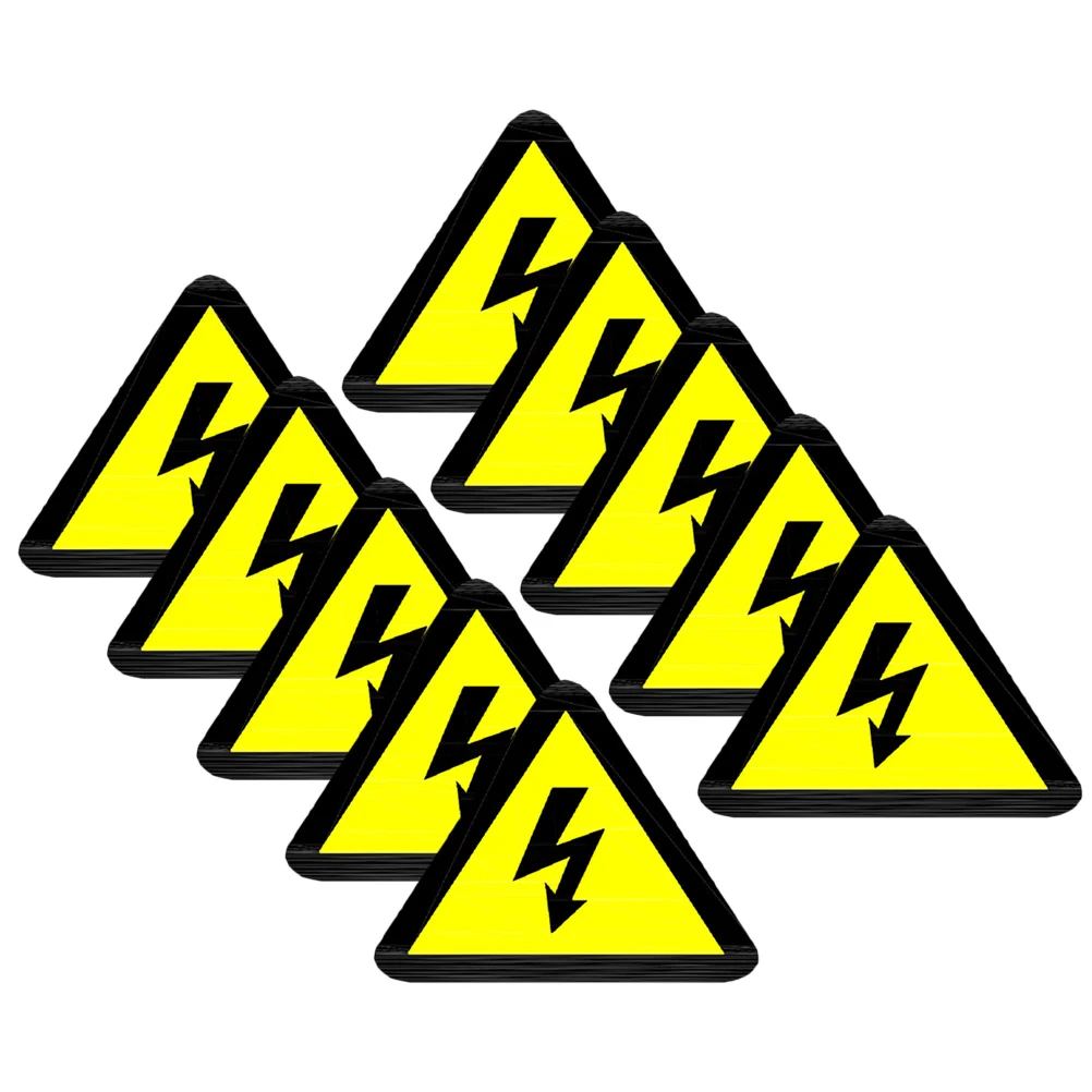 

25 Pcs Electric Fence Sticker Labels Decal Stickers Safe Warning High Voltage Sign Danger The