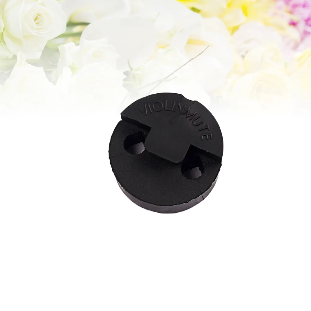

Rubber Acoustic Violin Mute Fiddle Mute Silencer Professional Violin Fittings Violin Sourdine Tools (B26/ Black)