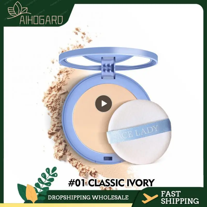 

Silk Soft Mist Powder Cake Long-lasting Waterproof Creat Natural Makeup 8g Oil-control Moisturizer Creams Air Cushion CC Cream