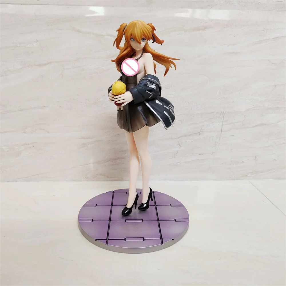 

Anime Neon Genesis Evangelion Asuka Langley Soryu GK Slip Dress PVC Action Figure Collectible Model Doll Toy 23cm