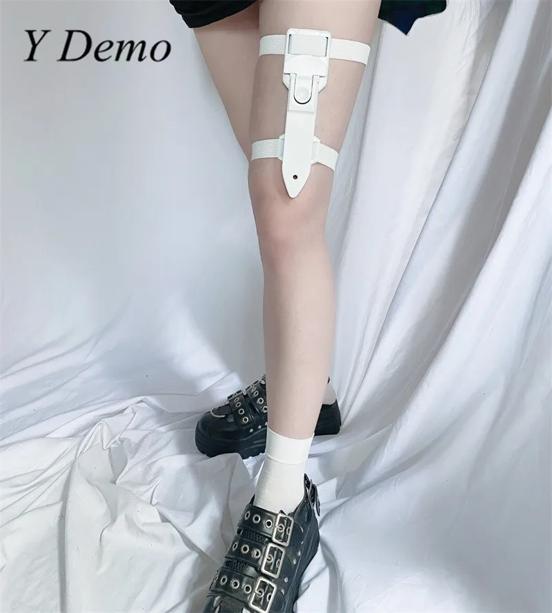 Y Demo Techwear нож в стиле панк пластиковая коробка эластичный пояс для женщин Рок