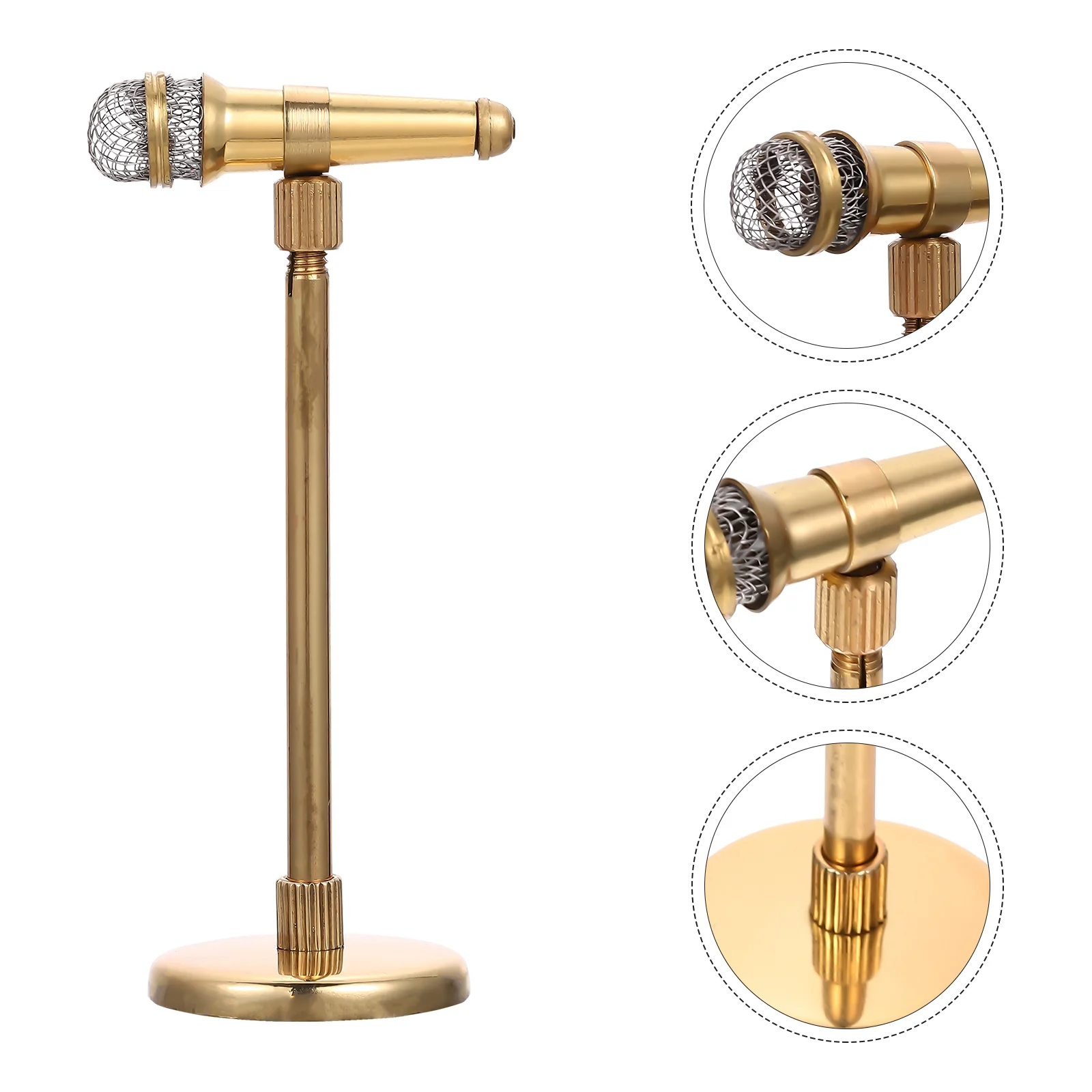 

Miniature House Decor Miniature Stage Accessories Decorative Microphone Model