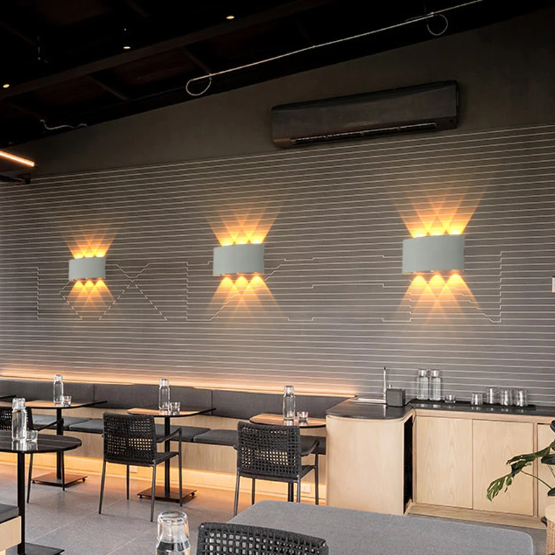 Светодиодная настенная лампа современный светильник в скандинавском стиле с