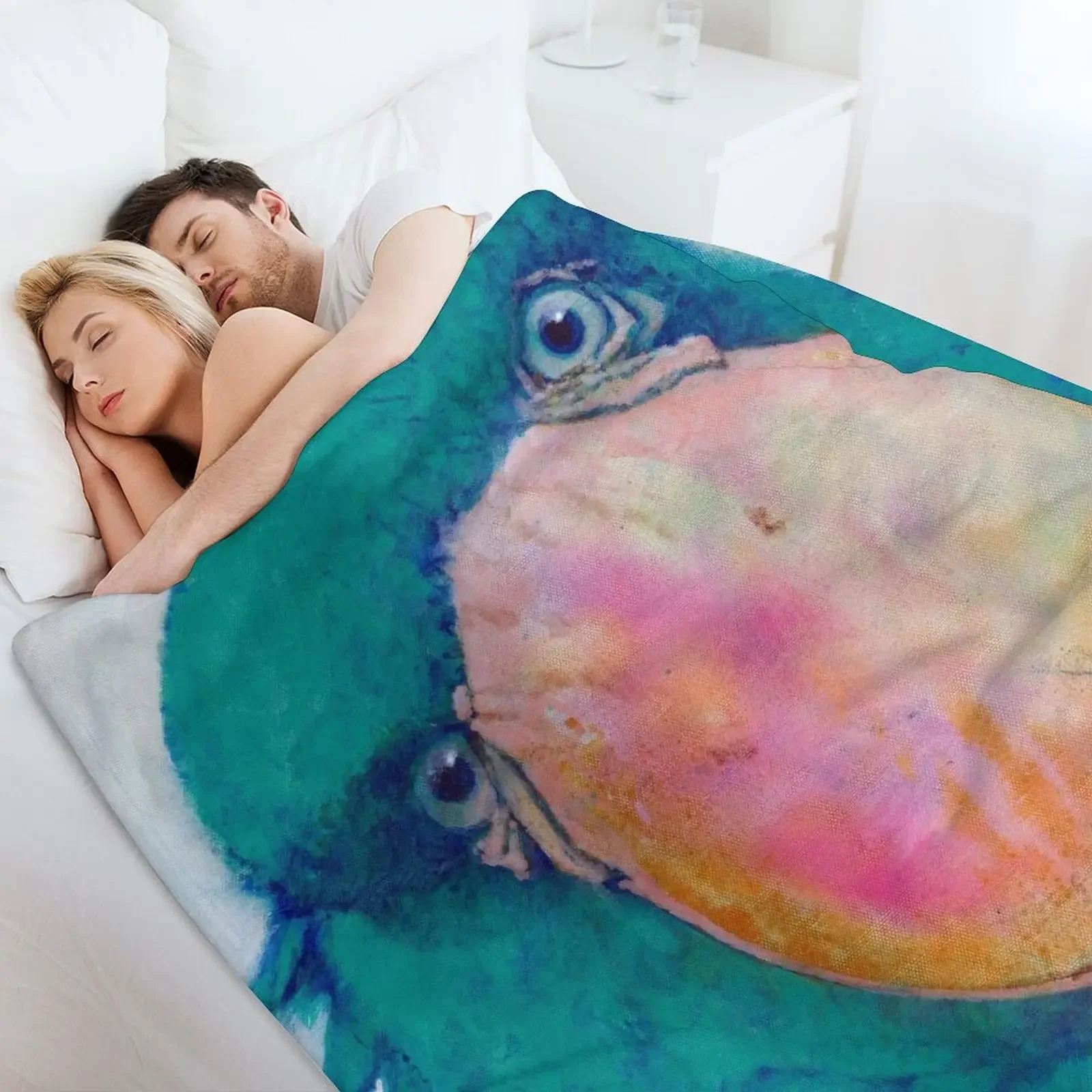 Shoebill плед одеяло Ретро плюшевые модные диваны одеяла