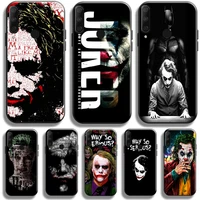clown bat man the joker phone case for huawei honor 9x 8x 7x pro for honor 10x lite case soft funda black silicone cover coque