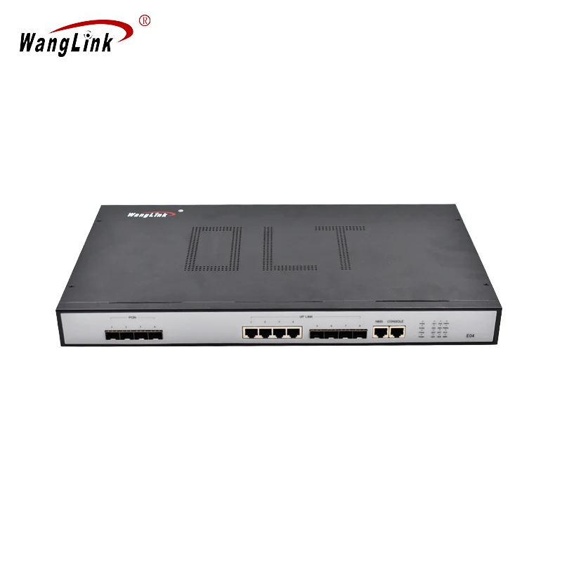 

Wanglink Factory Price 4 PON Ports 4 SFP Module OLT EPON Single /Dual Power