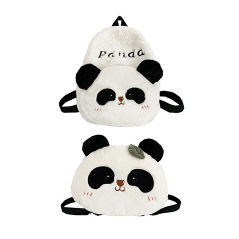 

M6CC Cartoon Panda Shaped Backpack Bag with Adjustable Strap Plush Backpack