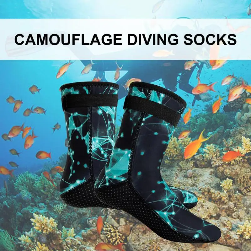 

Neoprene Diving Socks Thermal Anti-Slip Scuba Socks Water Booties For Swimming Water Sports Gym Yoga Surfing Snorkeling Shoes