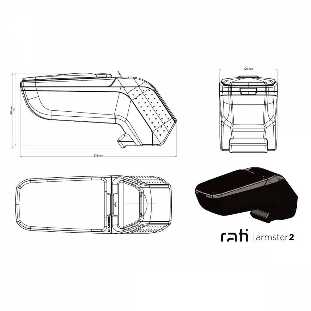 Подлокотник Armster AR9 черный Peugeot 207 Вт автомобиль 2006- | Автомобили и мотоциклы