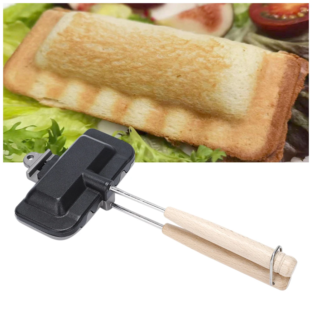 

Double Sided Sandwich Baking Pan Breakfast Sandwich Maker Easy To Clean Nonstick Grilled Cheese Mold Bread Toast Maker Flip Pan