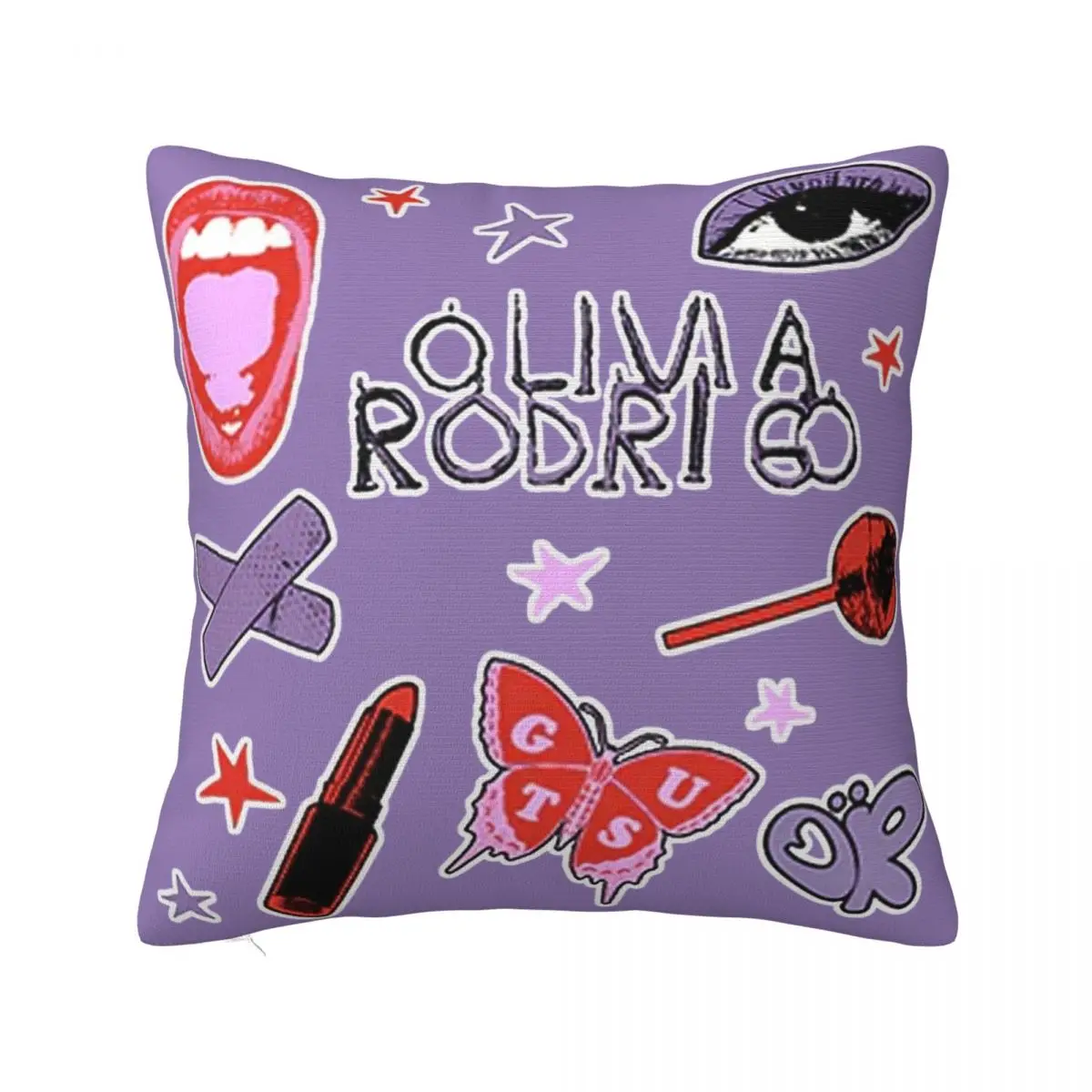 Декоративная наволочка для подушки с принтом разные размеры