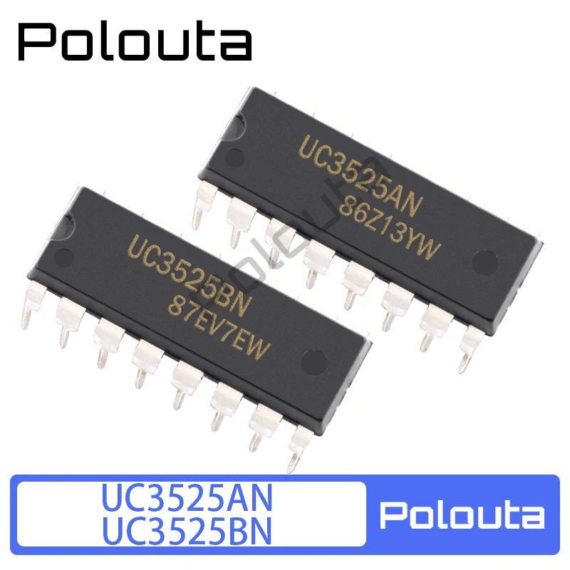 

Polouta UC3525AN UC3525BN DIP-16 чипы модулятора ширины импульса с прямой вилкой, интегральные схемы, электронные компоненты