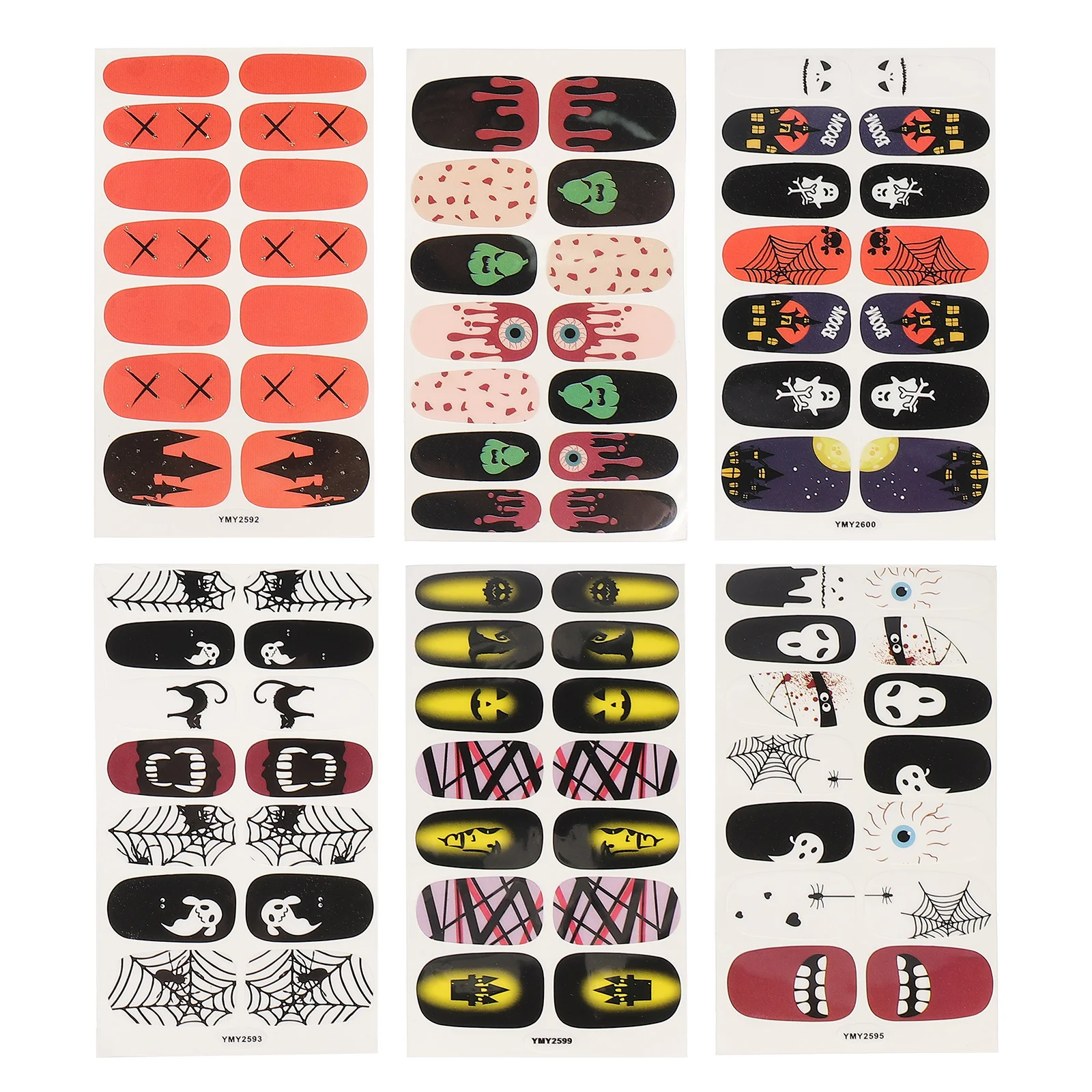 

Nail Sticker Decalsstickers Fingernail Manicure Spiderdecal Adhesivecover Wrap Diy Webbat Transfer