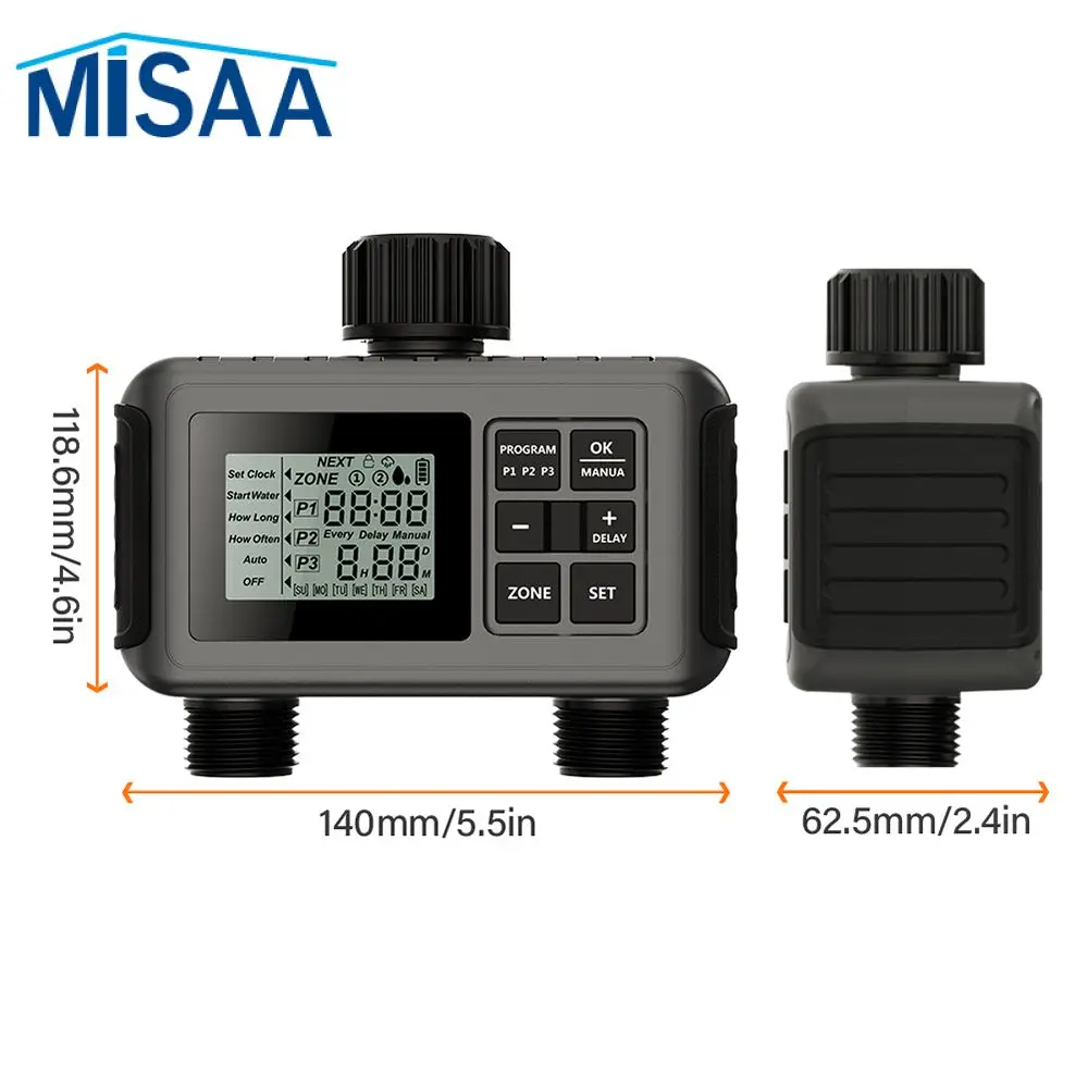 

Automatic Irrigator Timer Irrigation Fully Adjustable Program Garden Watering Tool Water Timer Watering Up Irrigation Controller