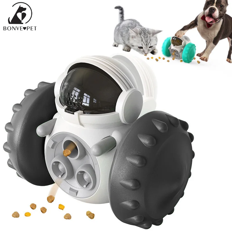 

3 Colors Balance Car Dog Toy Plastic Puzzle Pet Toys For Dogs Food Leaking Toy Teething Dog Accessories